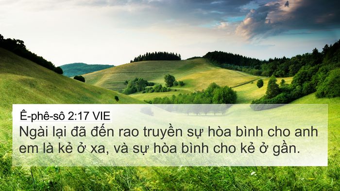 Ê-phê-sô 2:17 VIE Bible Verse Image