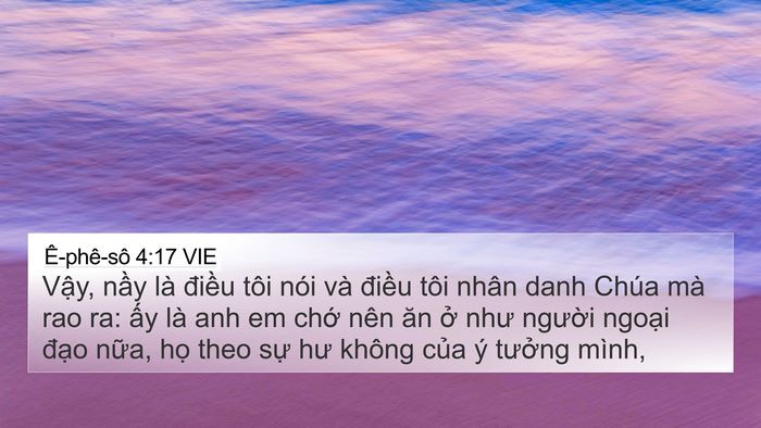 Ê-phê-sô 4:17 VIE Bible Verse Image