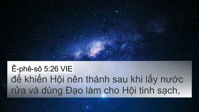Ê-phê-sô 5:26 VIE Bible Verse Image