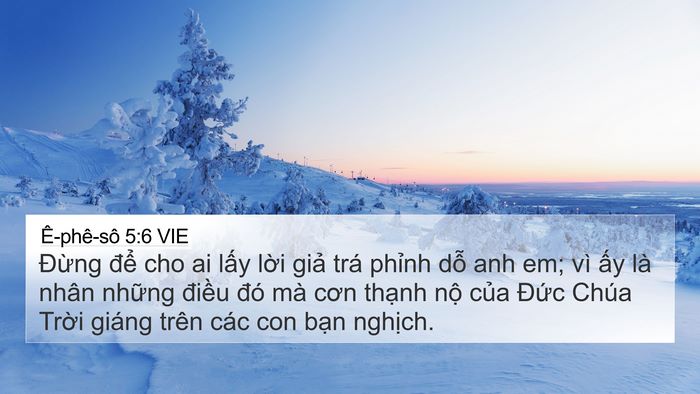 Ê-phê-sô 5:6 VIE Bible Verse Image