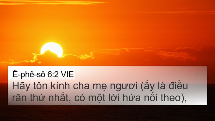 Ê-phê-sô 6:2 VIE Bible Verse Image