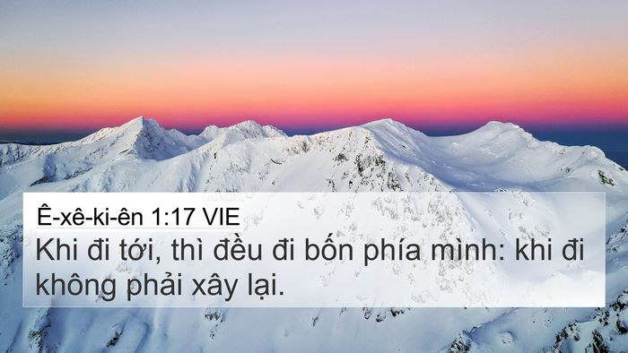 Ê-xê-ki-ên 1:17 VIE Bible Verse Image