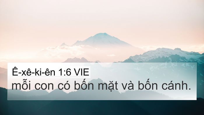 Ê-xê-ki-ên 1:6 VIE Bible Verse Image
