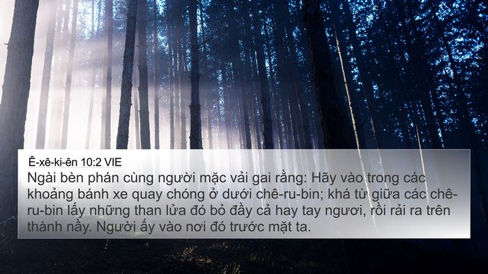 Ê-xê-ki-ên 10:2 VIE Bible Verse Image