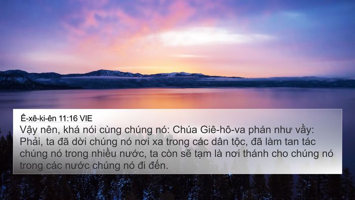 Ê-xê-ki-ên 11:16 VIE Bible Verse Image