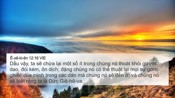 Ê-xê-ki-ên 12:16 VIE Bible Verse Image