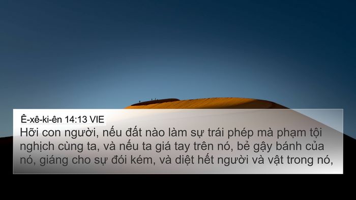Ê-xê-ki-ên 14:13 VIE Bible Verse Image