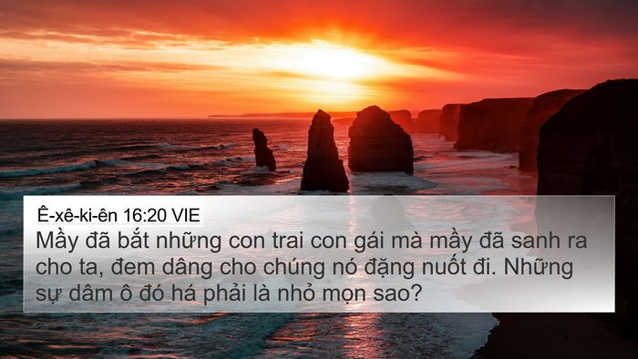 Ê-xê-ki-ên 16:20 VIE Bible Verse Image
