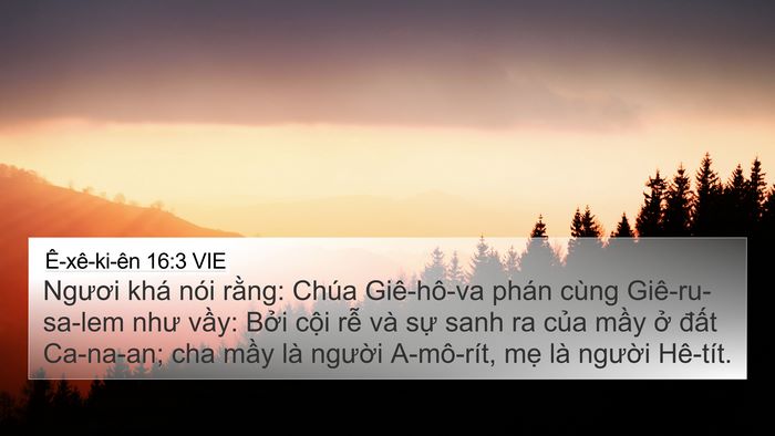 Ê-xê-ki-ên 16:3 VIE Bible Verse Image