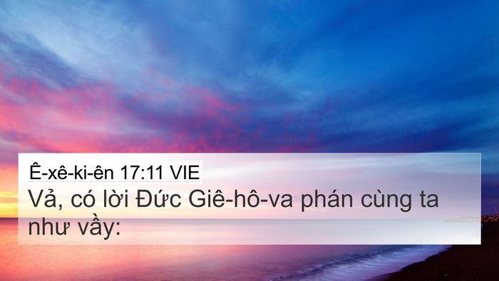 Ê-xê-ki-ên 17:11 VIE Bible Verse Image
