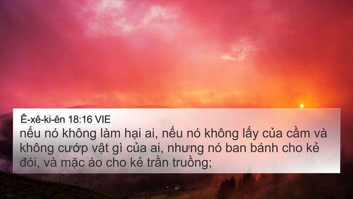 Ê-xê-ki-ên 18:16 VIE Bible Verse Image
