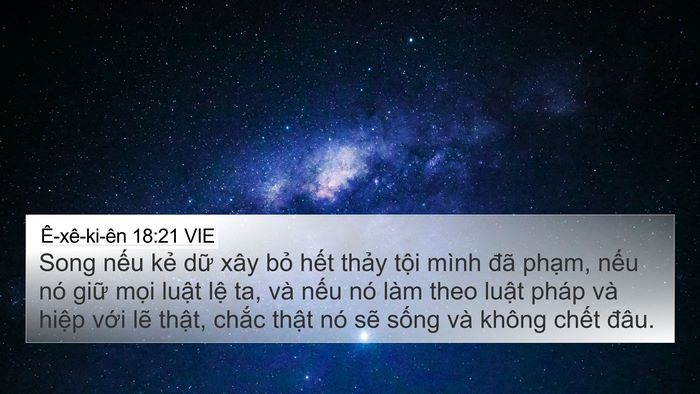 Ê-xê-ki-ên 18:21 VIE Bible Verse Image