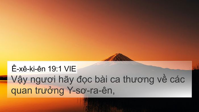 Ê-xê-ki-ên 19:1 VIE Bible Verse Image