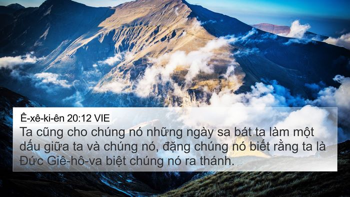 Ê-xê-ki-ên 20:12 VIE Bible Verse Image