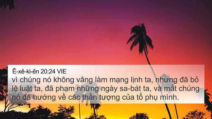 Ê-xê-ki-ên 20:24 VIE Bible Verse Image