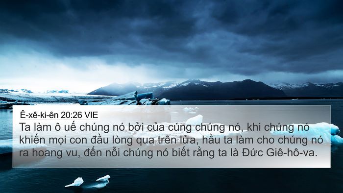 Ê-xê-ki-ên 20:26 VIE Bible Verse Image