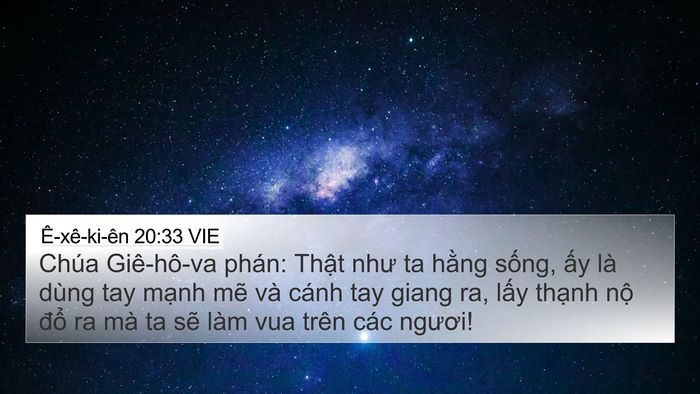 Ê-xê-ki-ên 20:33 VIE Bible Verse Image
