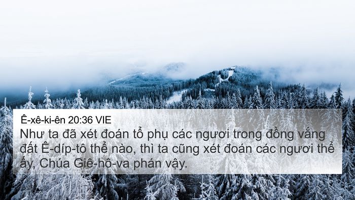 Ê-xê-ki-ên 20:36 VIE Bible Verse Image