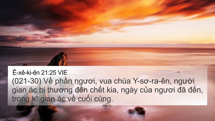 Ê-xê-ki-ên 21:25 VIE Bible Verse Image