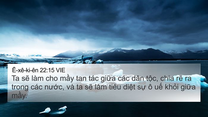 Ê-xê-ki-ên 22:15 VIE Bible Verse Image