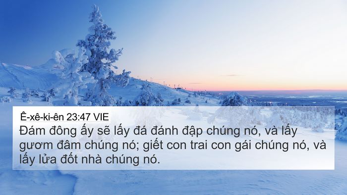 Ê-xê-ki-ên 23:47 VIE Bible Verse Image