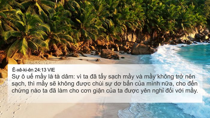 Ê-xê-ki-ên 24:13 VIE Bible Verse Image