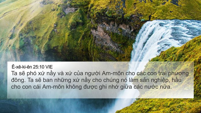 Ê-xê-ki-ên 25:10 VIE Bible Verse Image