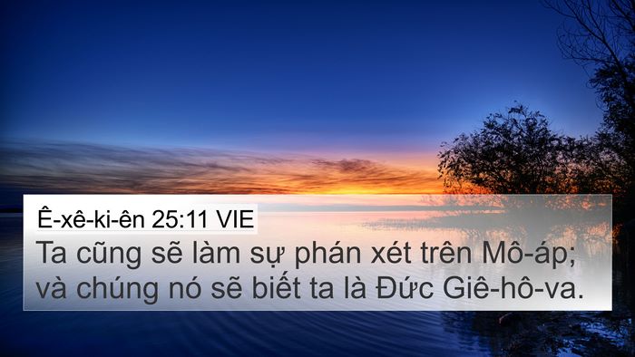 Ê-xê-ki-ên 25:11 VIE Bible Verse Image