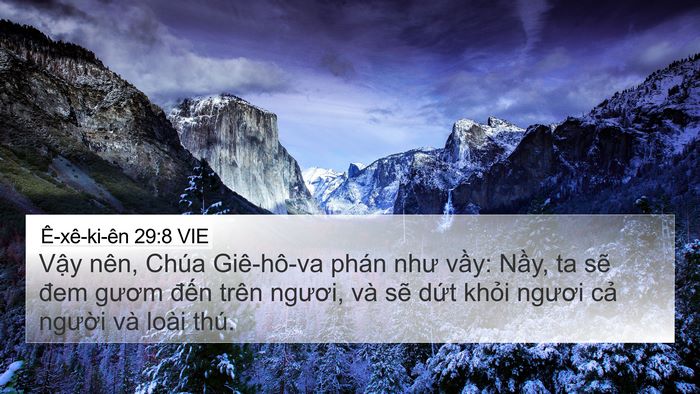 Ê-xê-ki-ên 29:8 VIE Bible Verse Image