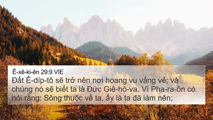 Ê-xê-ki-ên 29:9 VIE Bible Verse Image