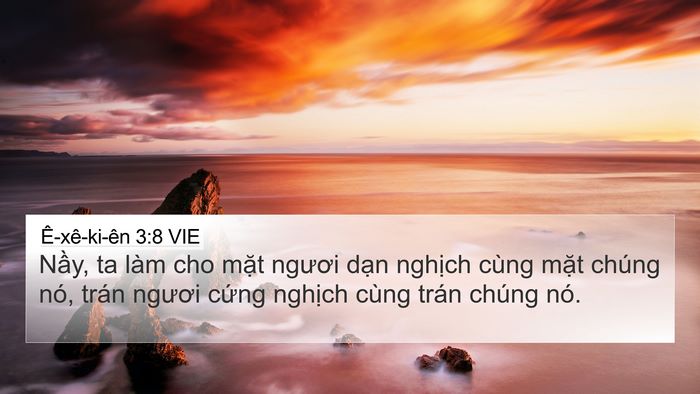 Ê-xê-ki-ên 3:8 VIE Bible Verse Image