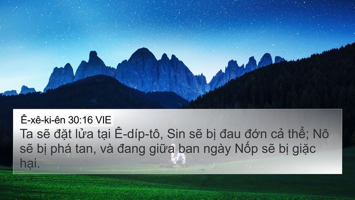 Ê-xê-ki-ên 30:16 VIE Bible Verse Image