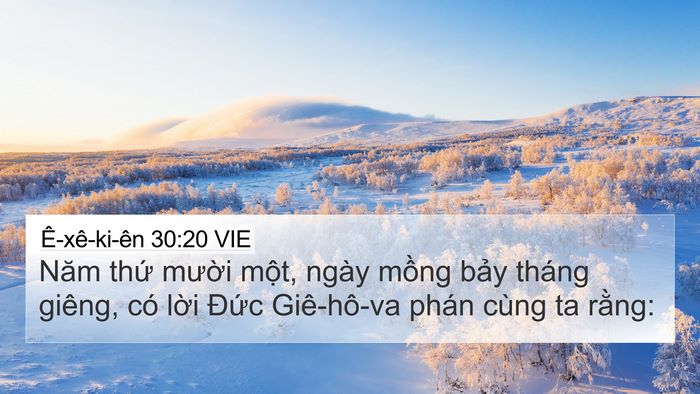 Ê-xê-ki-ên 30:20 VIE Bible Verse Image