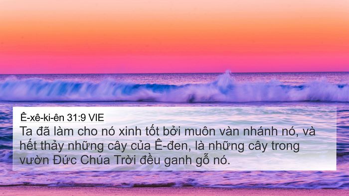 Ê-xê-ki-ên 31:9 VIE Bible Verse Image