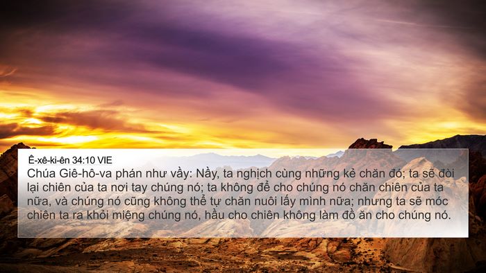 Ê-xê-ki-ên 34:10 VIE Bible Verse Image