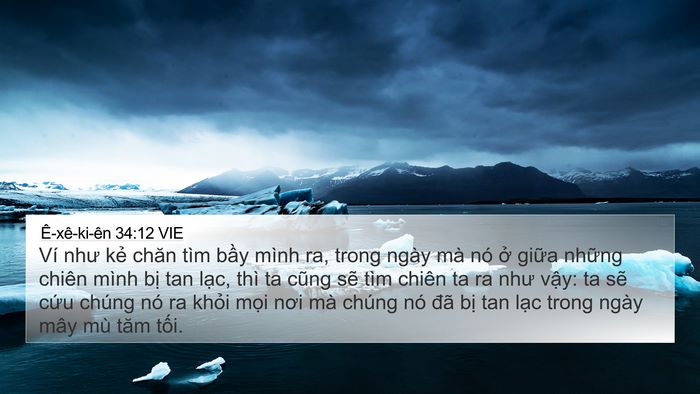 Ê-xê-ki-ên 34:12 VIE Bible Verse Image