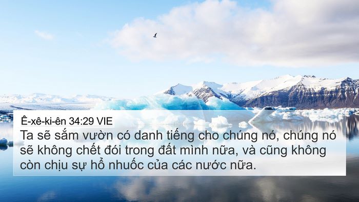 Ê-xê-ki-ên 34:29 VIE Bible Verse Image