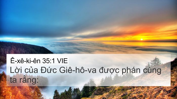 Ê-xê-ki-ên 35:1 VIE Bible Verse Image