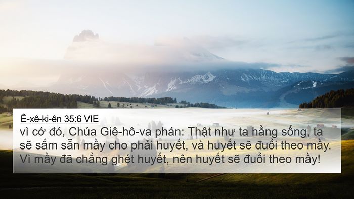 Ê-xê-ki-ên 35:6 VIE Bible Verse Image