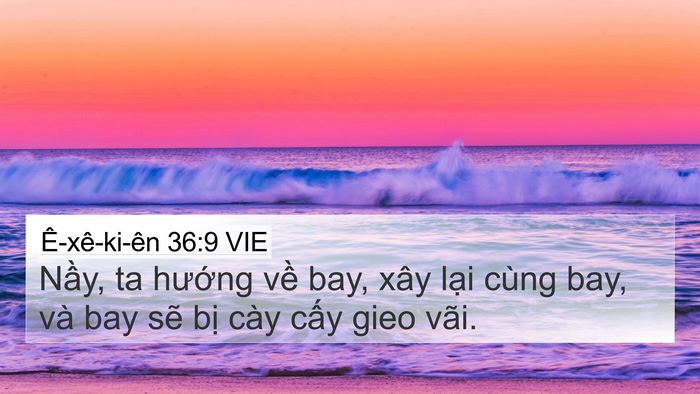 Ê-xê-ki-ên 36:9 VIE Bible Verse Image