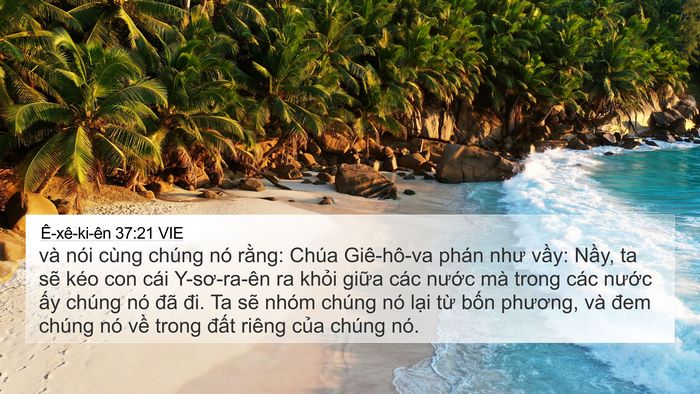 Ê-xê-ki-ên 37:21 VIE Bible Verse Image
