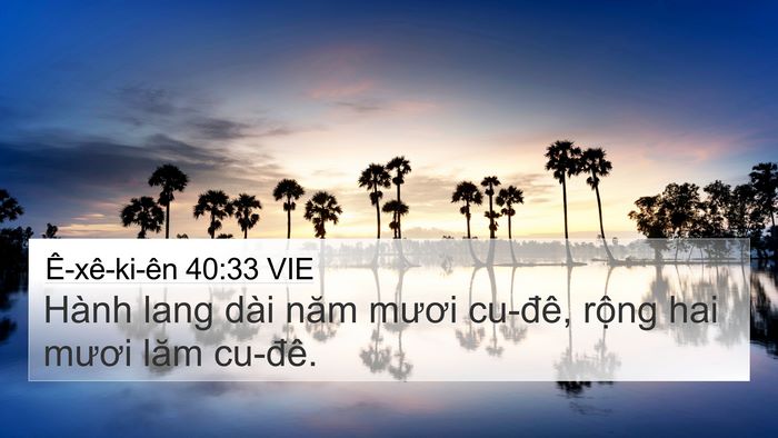 Ê-xê-ki-ên 40:33 VIE Bible Verse Image