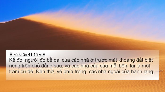 Ê-xê-ki-ên 41:15 VIE Bible Verse Image