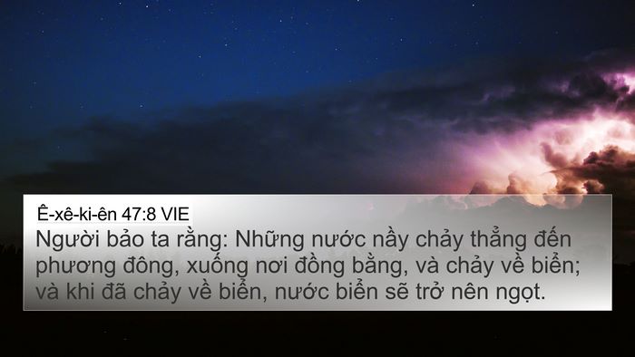Ê-xê-ki-ên 47:8 VIE Bible Verse Image