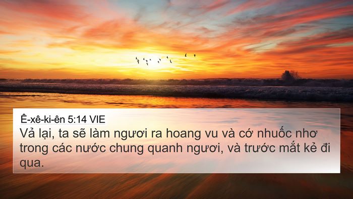 Ê-xê-ki-ên 5:14 VIE Bible Verse Image