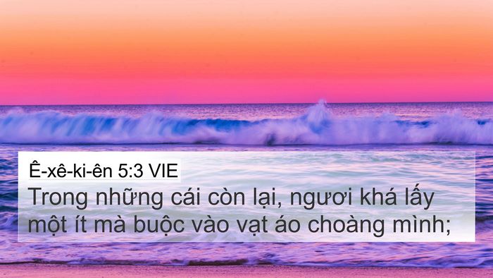 Ê-xê-ki-ên 5:3 VIE Bible Verse Image