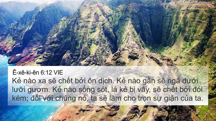 Ê-xê-ki-ên 6:12 VIE Bible Verse Image