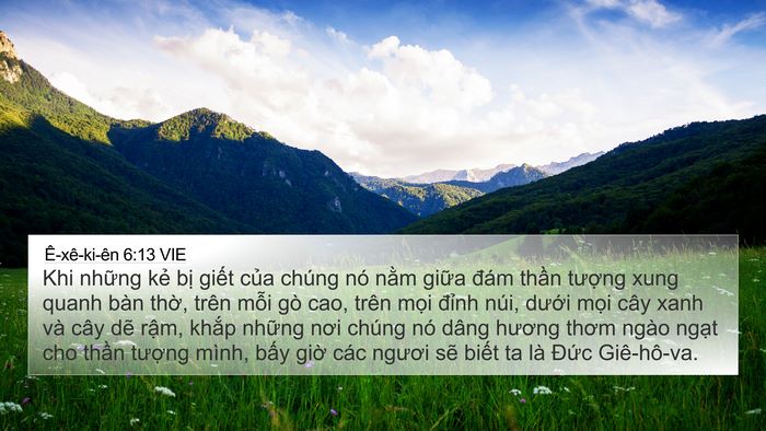Ê-xê-ki-ên 6:13 VIE Bible Verse Image