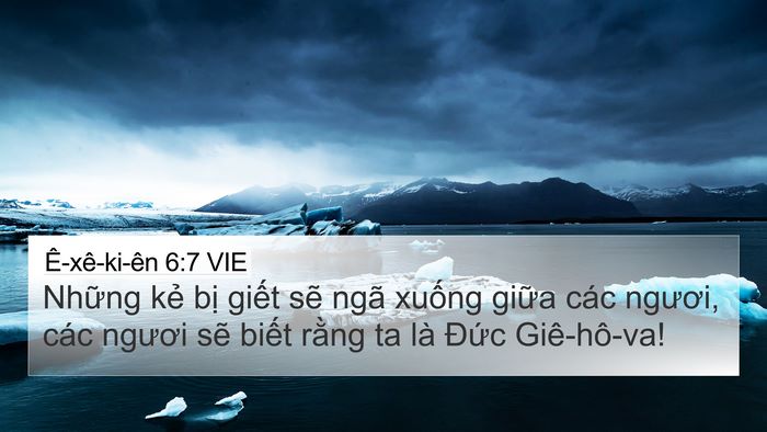 Ê-xê-ki-ên 6:7 VIE Bible Verse Image