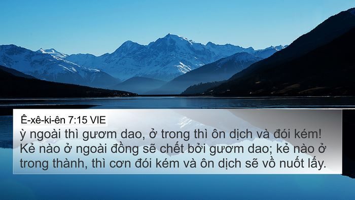 Ê-xê-ki-ên 7:15 VIE Bible Verse Image
